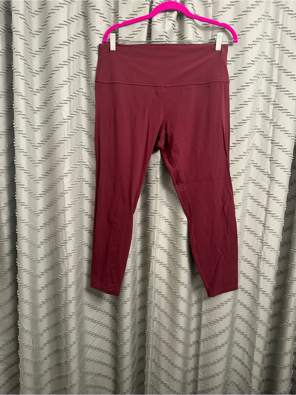 Lululemon Align HR Pant Size 14 leggings 
Maroon burgundy, plus size, have some